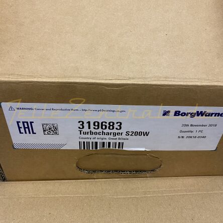 NEUER BorgWarner Turbolader VM Marine 319683