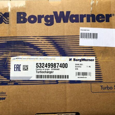 NEUER BorgWarner Turbolader Volvo-PKW S60 I 2.5 R 53249987400 53249887400