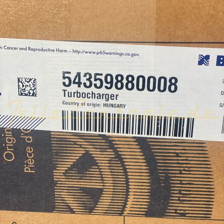 NOUVEAU BorgWarner Turbocompresseur Suzuki Jimny 1.4L 54359880008 54359700008