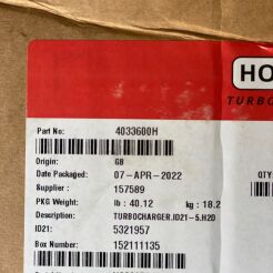 NEW HOLSET Turbocharger Iveco 4033600H 8005081