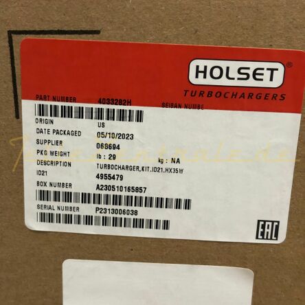 NEUER HOLSET Turbolader Cummins 4039330 4039630