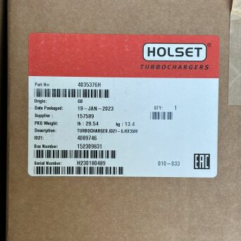 NOUVEAU HOLSET Turbocompresseur Cummins 4035376H