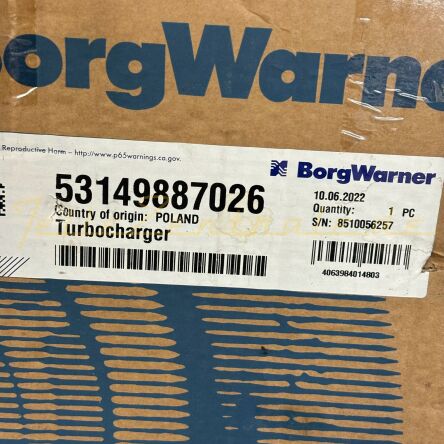 NEUER BorgWarner Turbolader  Mercedes-Benz G-Klass 300 TD 53149707026 53149887026