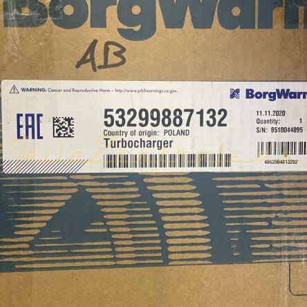 NEW HOLSET Turbocharger MAN 53299707110 53299707123