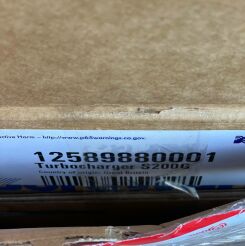 NOUVEAU BorgWarner Turbocompresseur  Valtra N122-N142 Versu/Direct (2009-11) 12589880001 12589700001