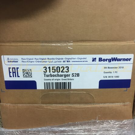 NEUER BorgWarner Turbolader MASSEY 6.6 836340799   V836340799