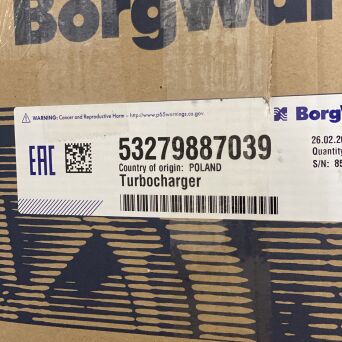 NEUER BorgWarner Turbolader MAN 53279707025 53279707026