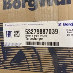 NUOVO BorgWarner Turbocompressore MAN 53279707025 53279707026
