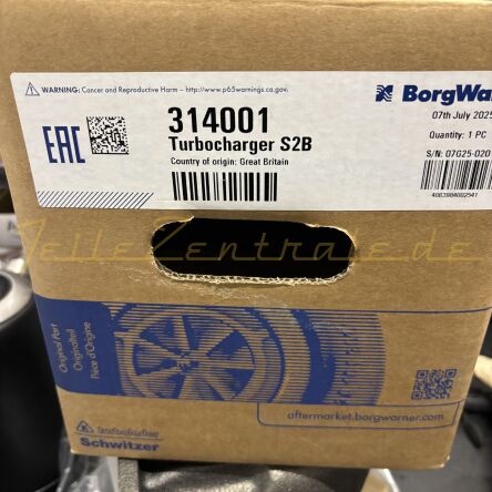 NEUER SCHWITZER Turbolader DEUTZ BF6M1013  3045407 313935 313937