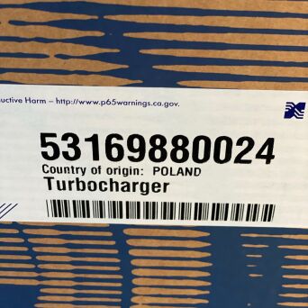 NEUER Turbolader BorgWarner MAN Generator 51091007906
